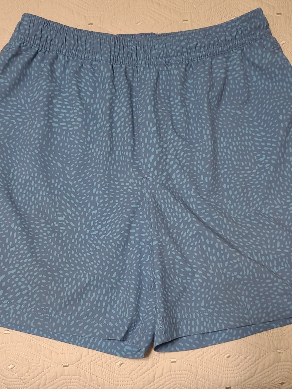 chubbies Light Blue Patterned Athletic Shorts